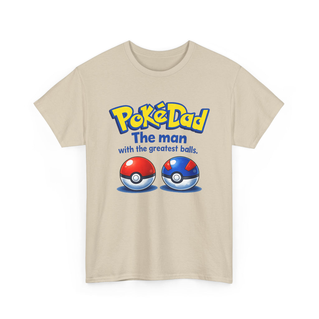 PokeDad "The Man With The Greatest Balls" Tee – Funny Father's Day Gift