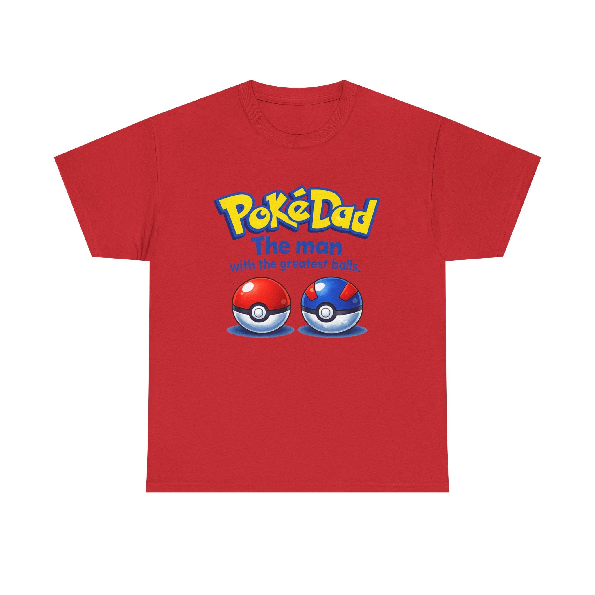 PokeDad "The Man With The Greatest Balls" Tee – Funny Father's Day Gift