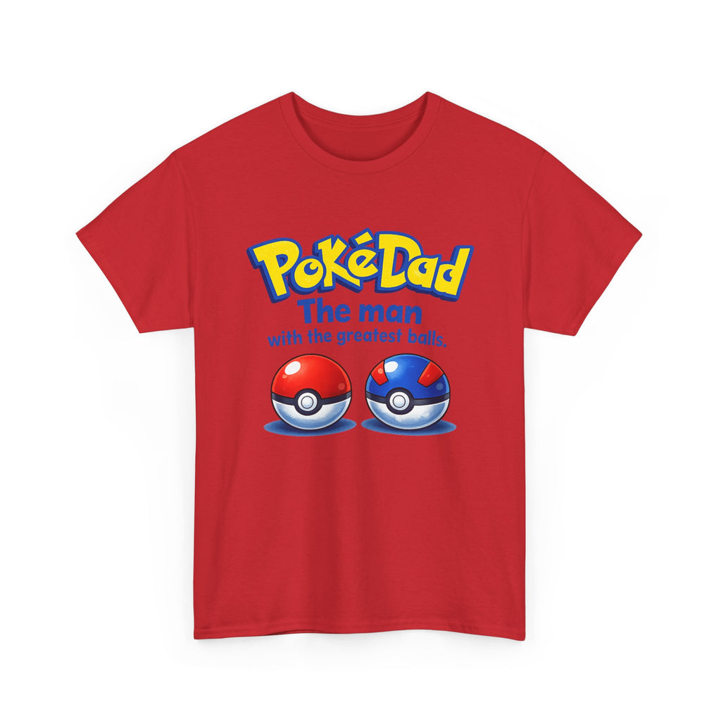 PokeDad "The Man With The Greatest Balls" Tee – Funny Father's Day Gift