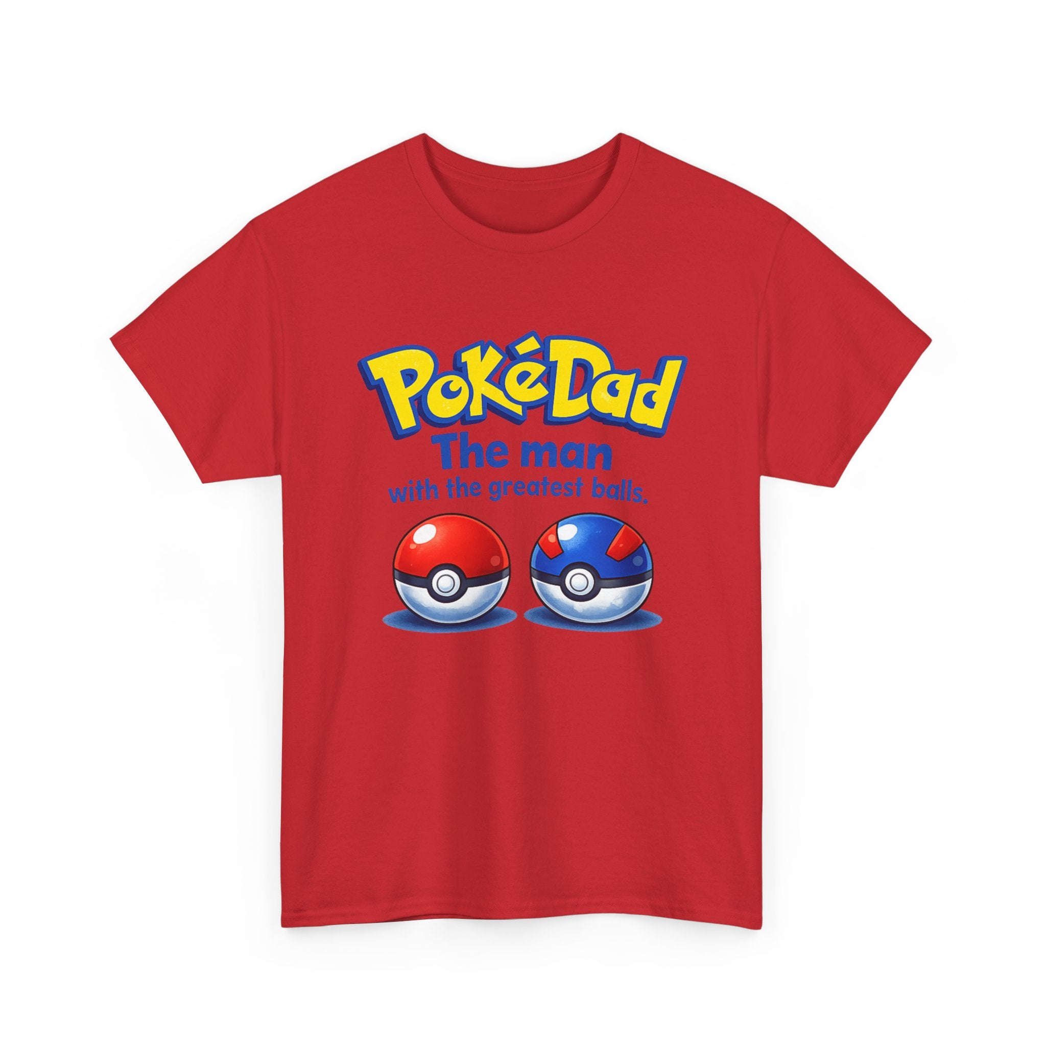 PokeDad "The Man With The Greatest Balls" Tee – Funny Father's Day Gift