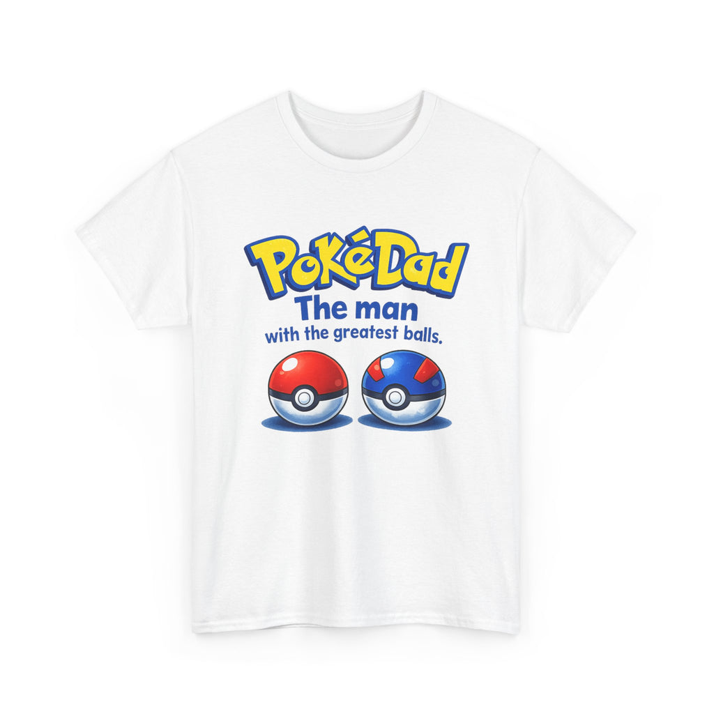 PokeDad "The Man With The Greatest Balls" Tee – Funny Father's Day Gift