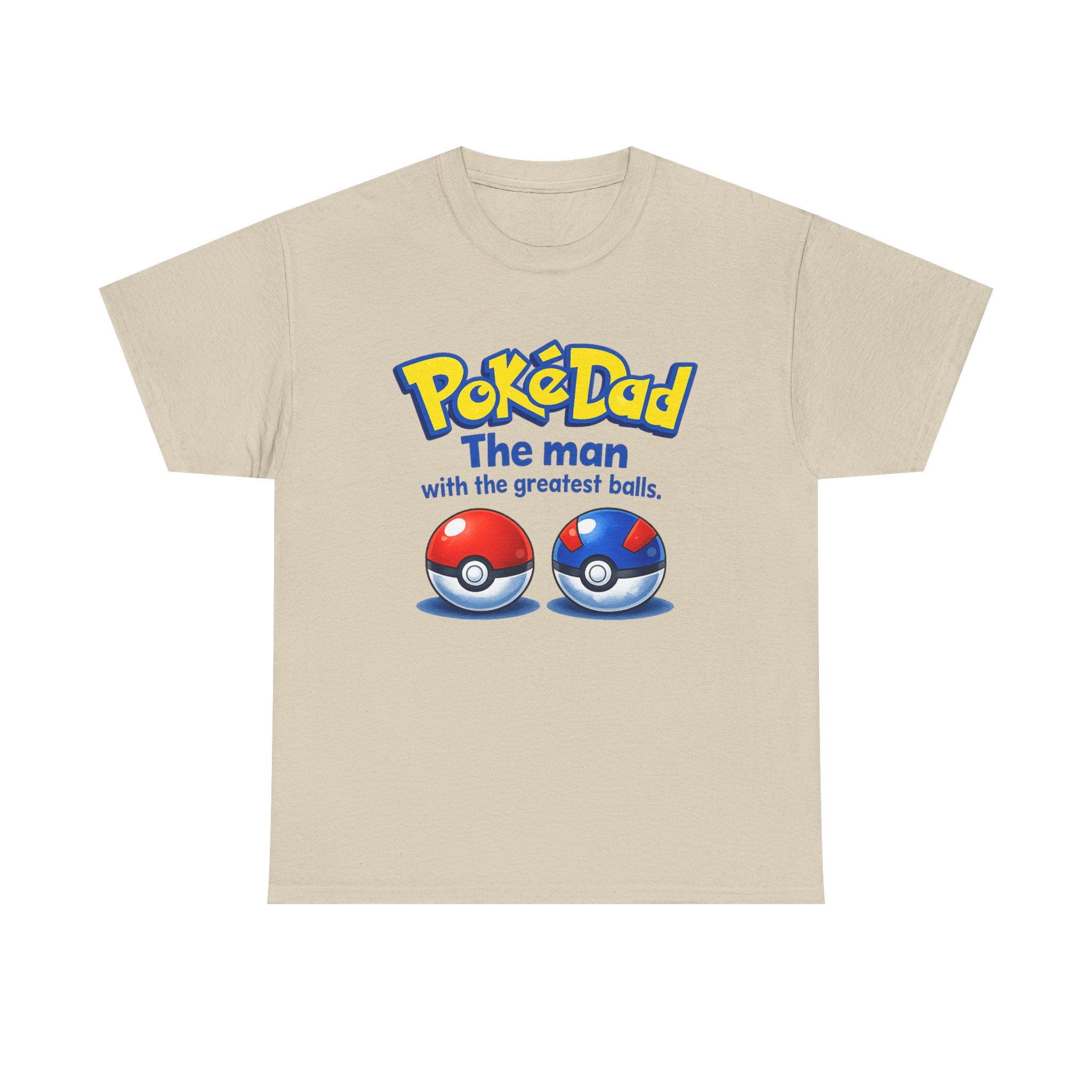 PokeDad "The Man With The Greatest Balls" Tee – Funny Father's Day Gift